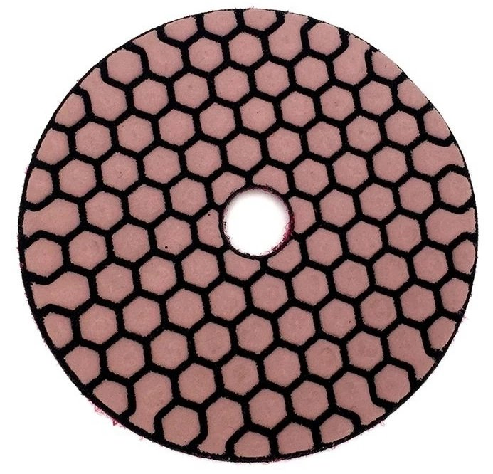 3"-6" 80mm-150mm Diamond Dry Polishing Flexible Pad for Granite Marble Quartz
