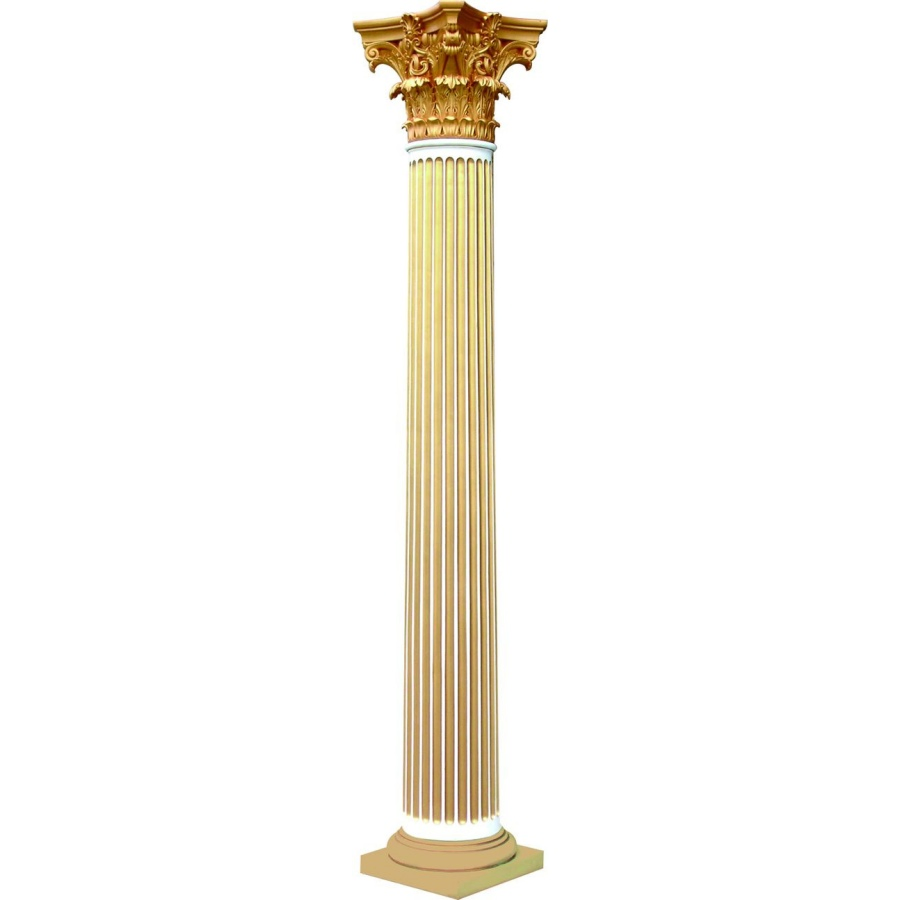 Big Size Woodlike Columns Fiberglass Colunns Resin Columns