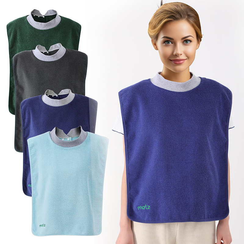 Factory Hot Selling Adult Bib Clothing Protector Allergy Isolation Cross Back Apron