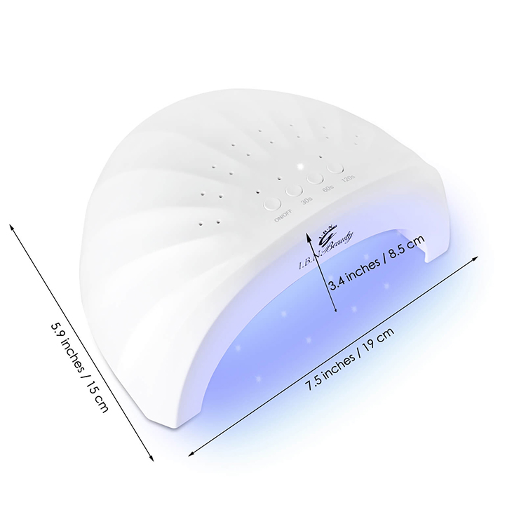 LCD display Screen Nail Art Tool Quick Drying 80W LED Gel Nail Dryer