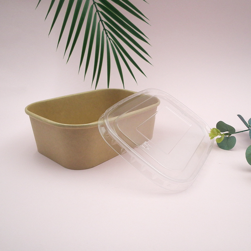 Бумажный контейнер прямоугольный 750 мл WM12