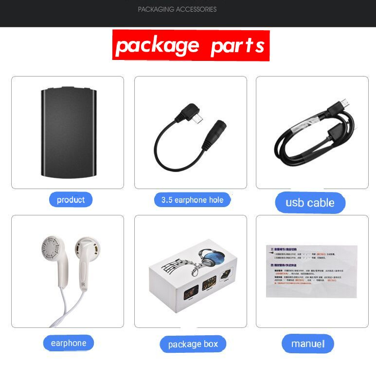 8/16/32/64G Super 300 Hours Working Time Voice Recording Digital Voice Activity Recorder Power Bank Mz006