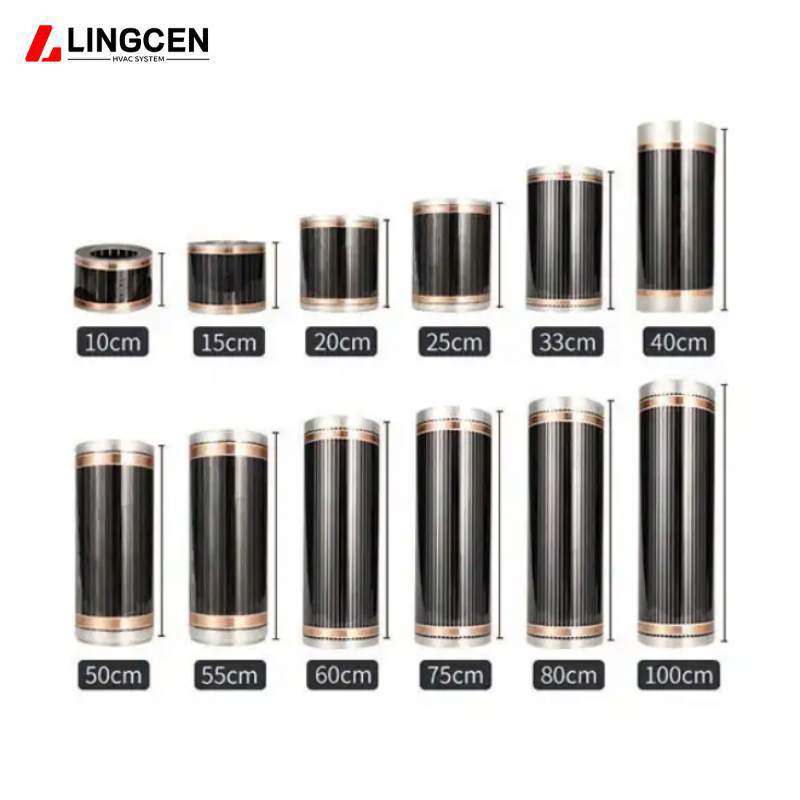 80W 150W 220W 400W Graphene Warm Electric Far Infrared Underfloor Carbon Heating Film