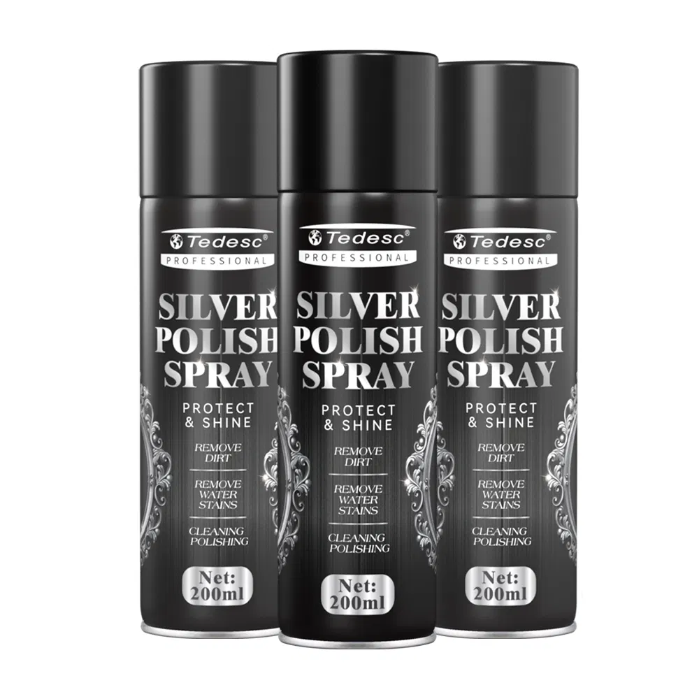 Anti Tarnish Silver Cleaner Silver Polish Spray Instant Shine for All Silver