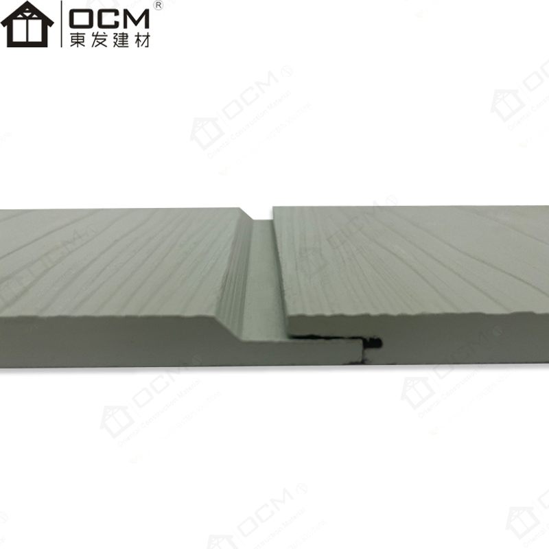 Lap Side Wood Grain Fiber Cement Board Decorative Exterior Cement Board