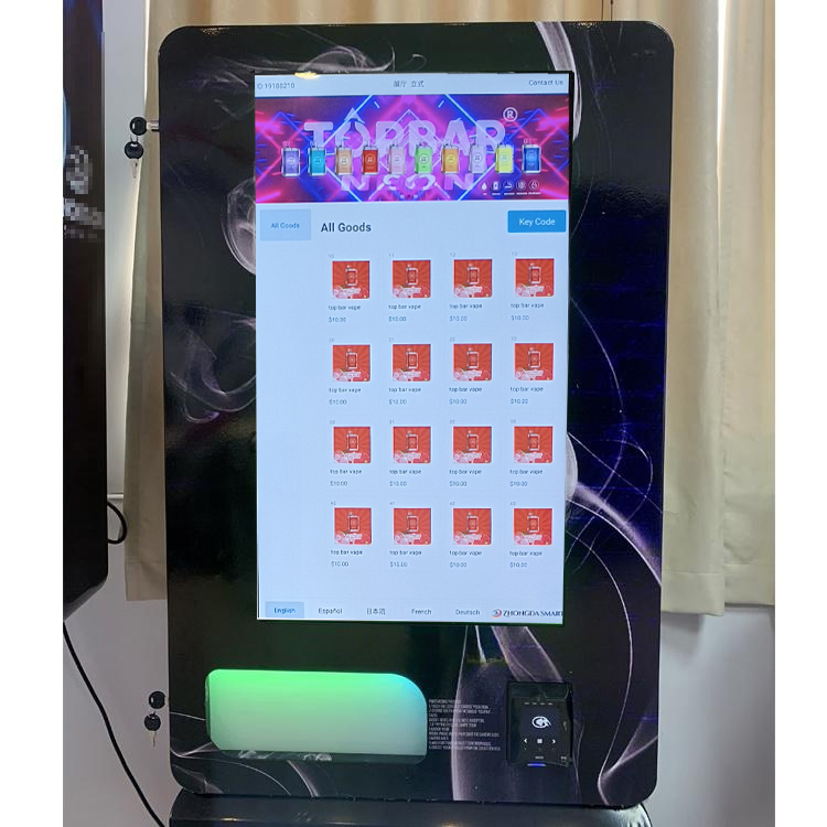 Google Samart Tobacco&Cigar Vape Vending Machine in Germany Club with ID Card Reader