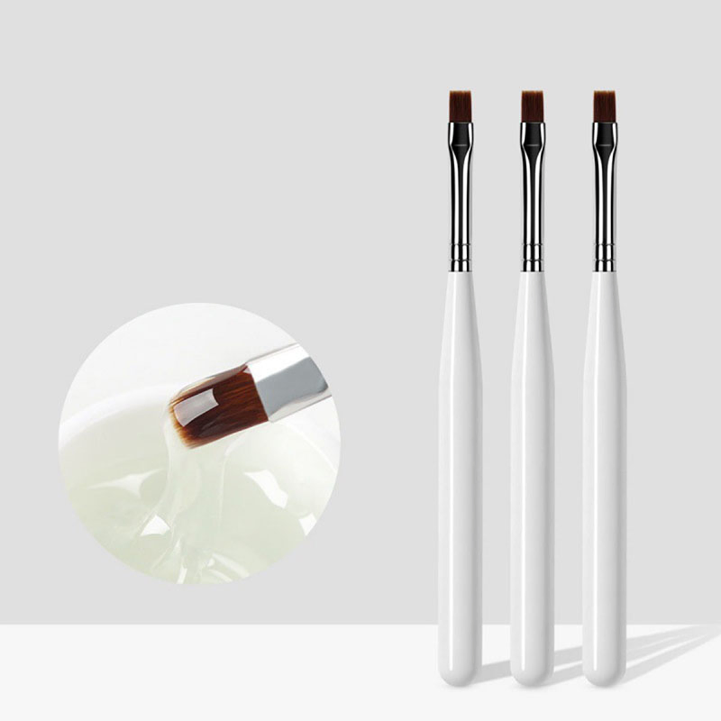 Wholesale Single Pack White Nail Brush