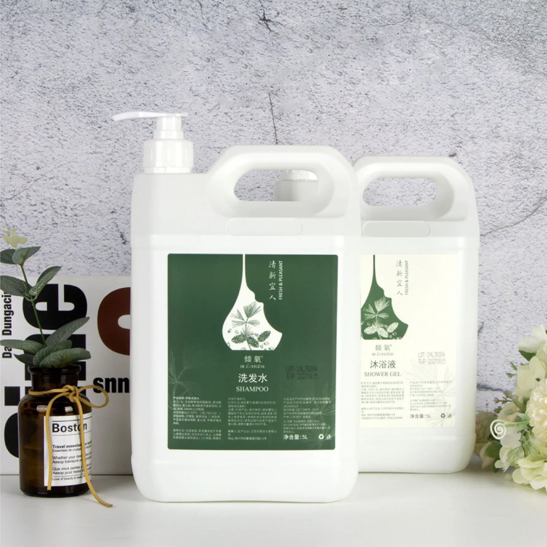 Bulk Packing Customized 5L Refill Shampoo for Hotel Hand Wash Body Lotion