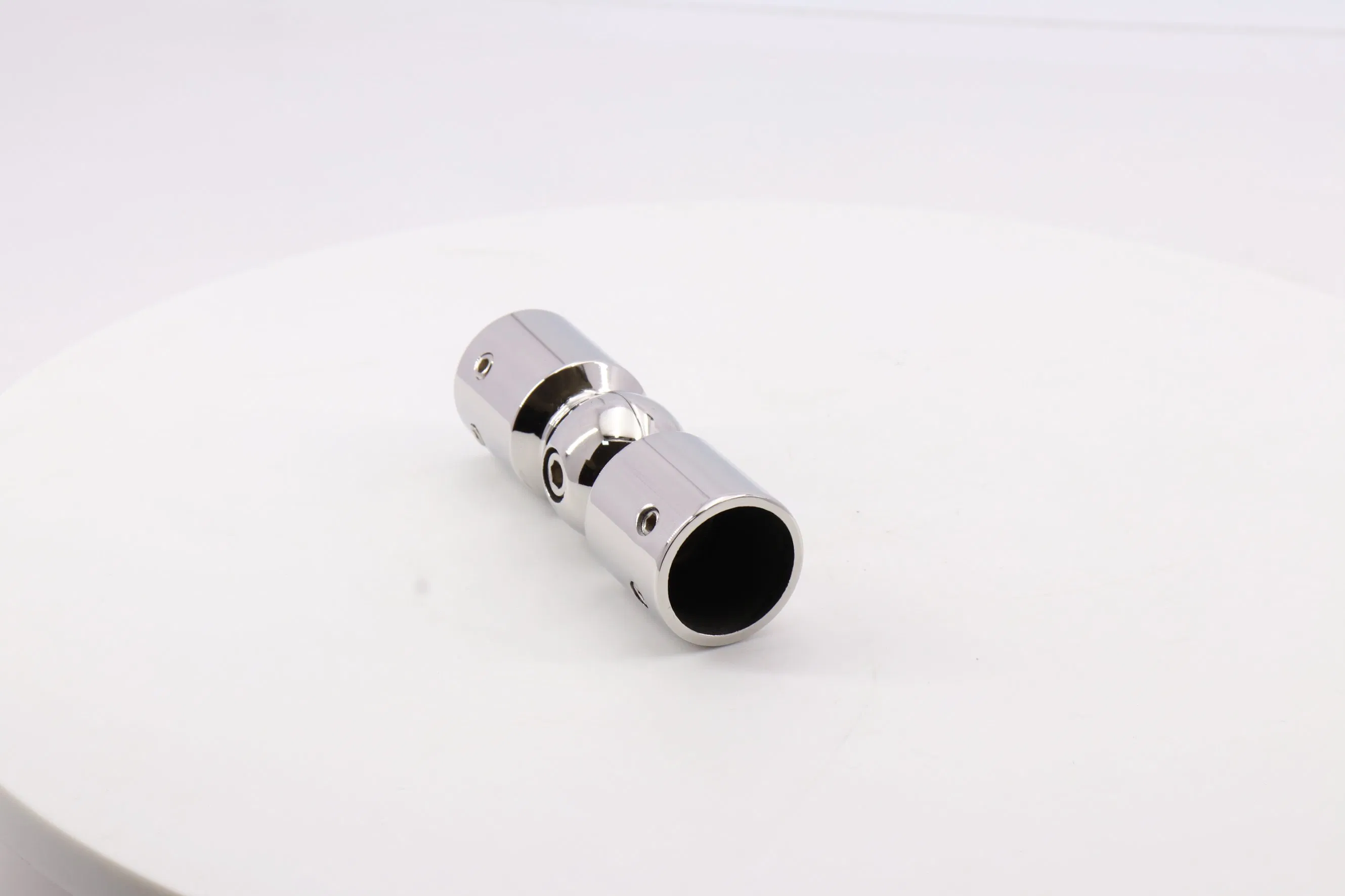 Premium Round Steel Tube Connectors for Elegant Shower Rooms