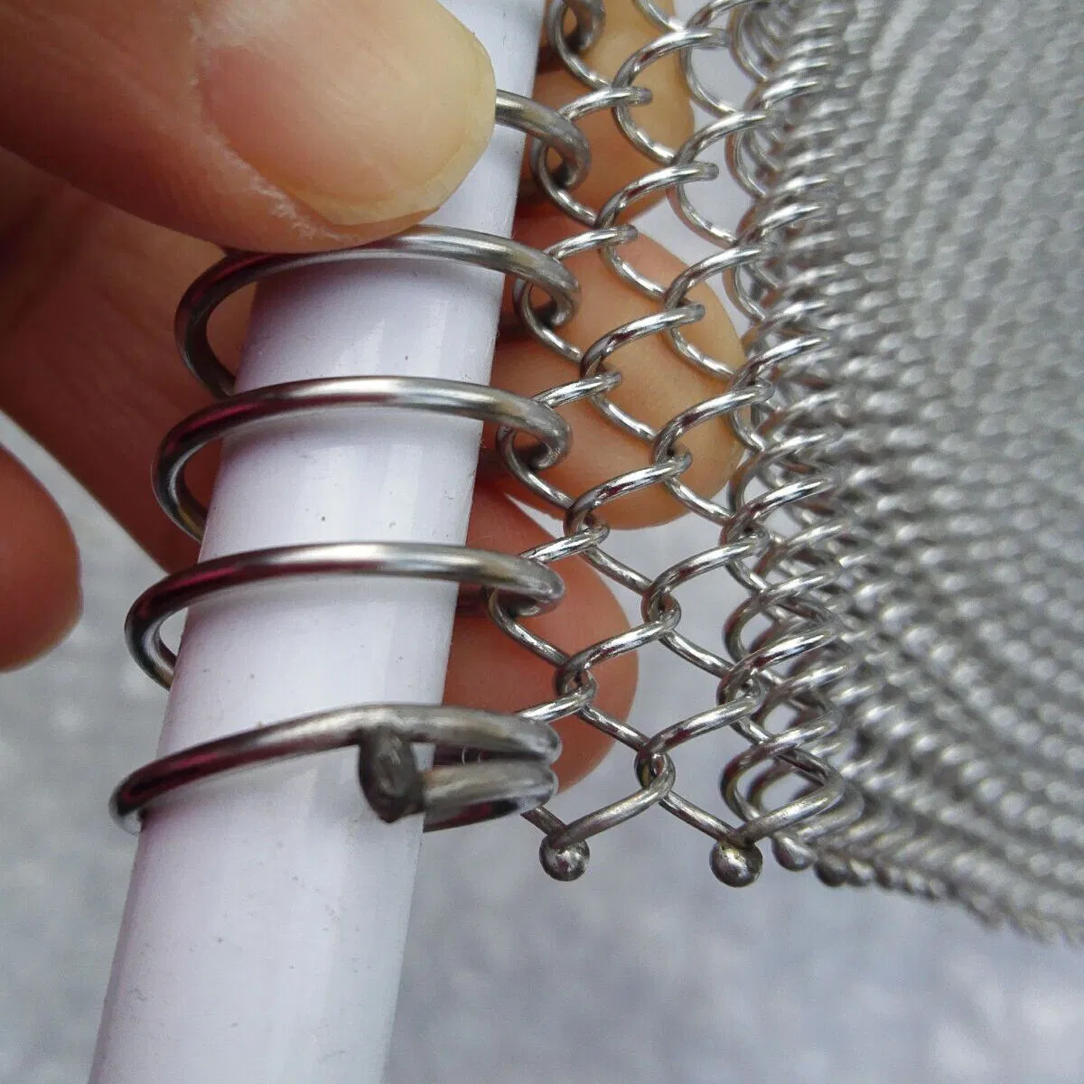 Stainless Steel Decorative Wire Interior Fitting Mesh Cladding Metal Mesh Curtain Wall