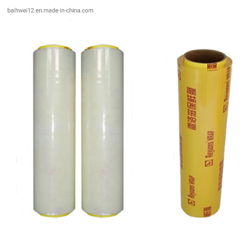 3" PVC Stretch Film PE Plastic Films Clear Jumbo Roll