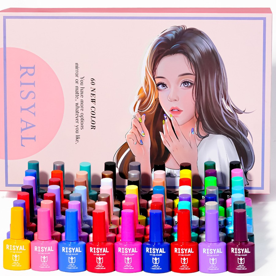 UV LED Semi Permanent Gel Nail Polish for Manicure 20 Colors Ice Clear Art Polish