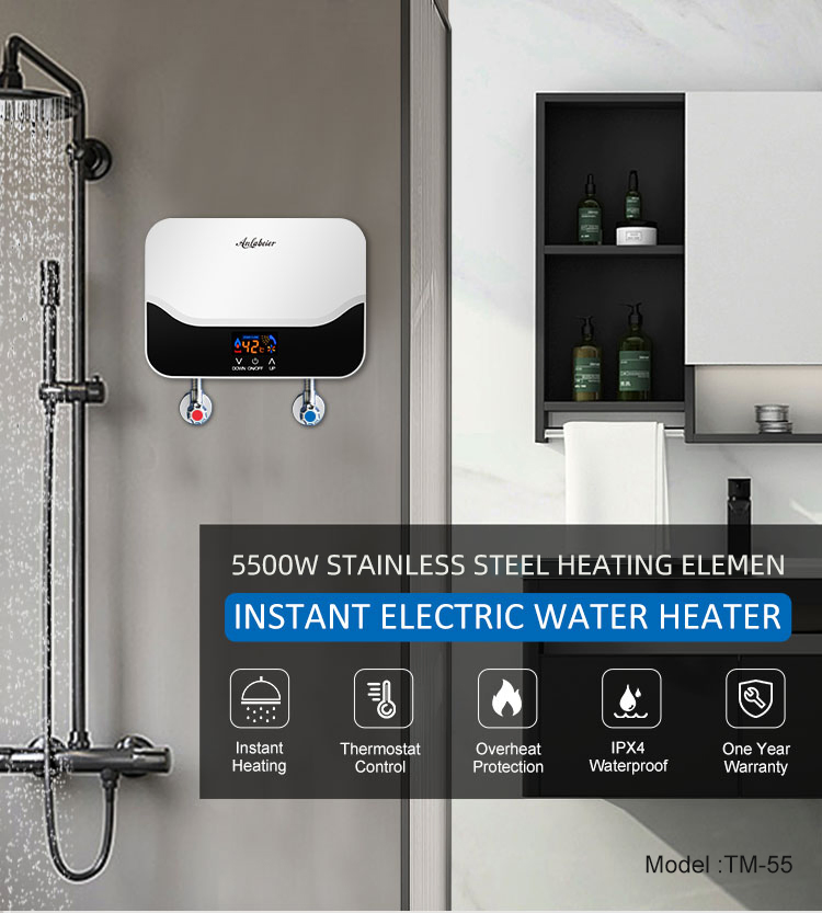 China Bathroom Fittings Satisfies Multiple Scenic Instant Electric Water Heater Set