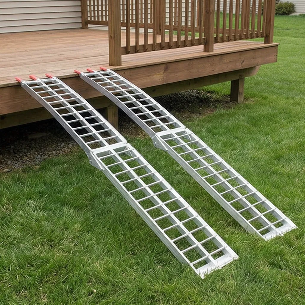 Customized Light-Weight Portable Ramps for Safe and Convenient Loading