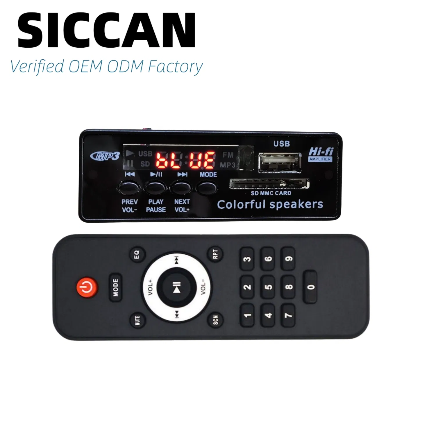 Аудио декодер DIY MP3 с Bluetooth 5.0, USB, SD, FM