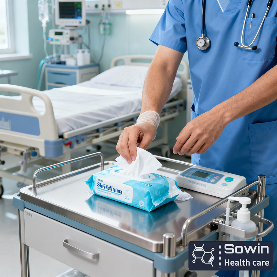 OEM Producing Virus-Killing Hospital Grade 100sheets Disinfectant with CE Certification