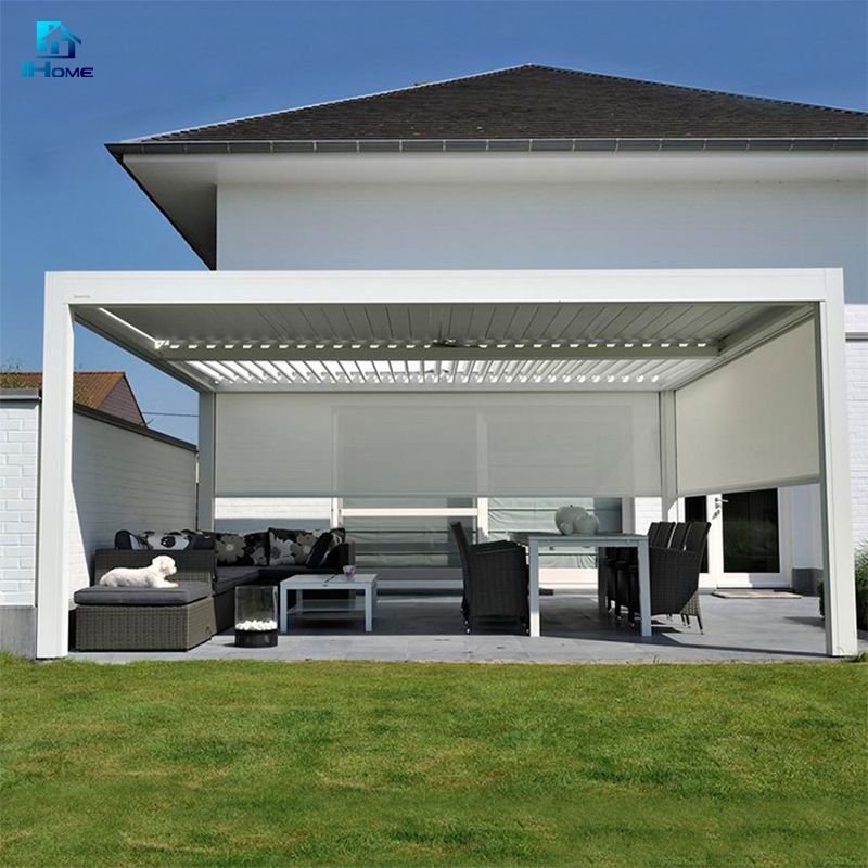 4X3 Luxury Pergola Aluminio Louvre Roof for Hotel Garden