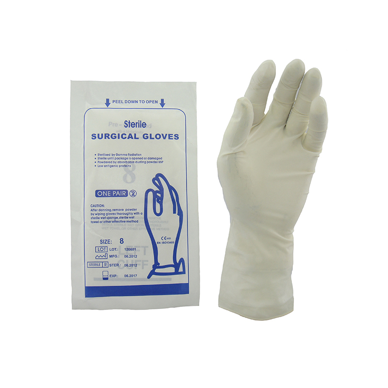 General Surgical Gloves Sterilise Orthopedic Surgical Gloves Size 8 Large