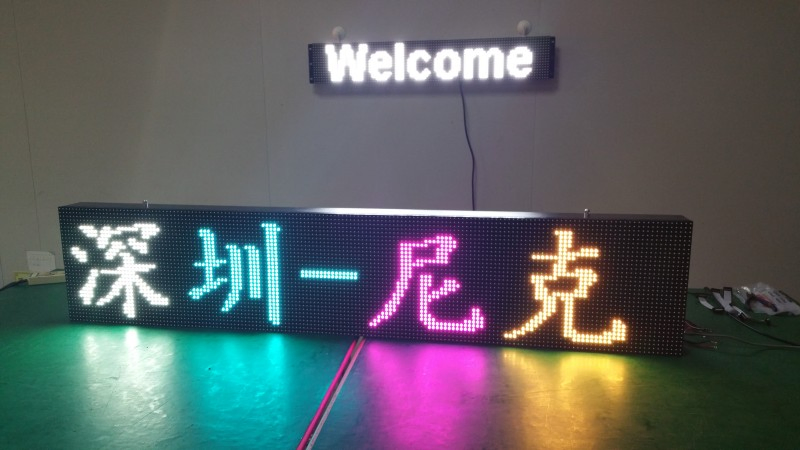 Single Color LED Waist Sign for Bus