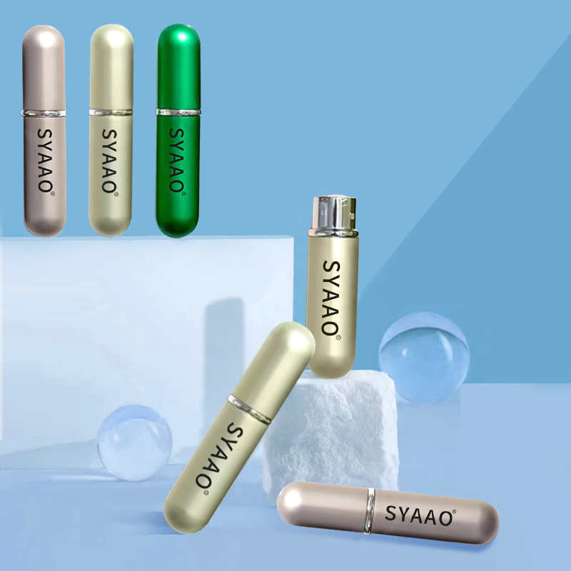 Refillable Aluminum Portable Blank Menthol Scent Oil Nasal Inhaler Sticks