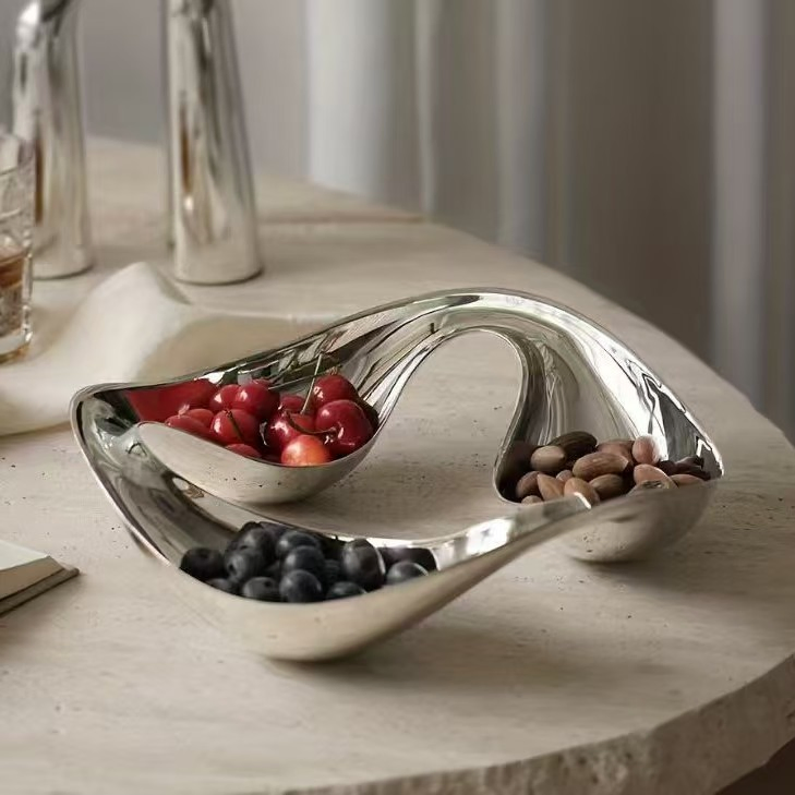 Stainless Steel Annular Snack Bowl