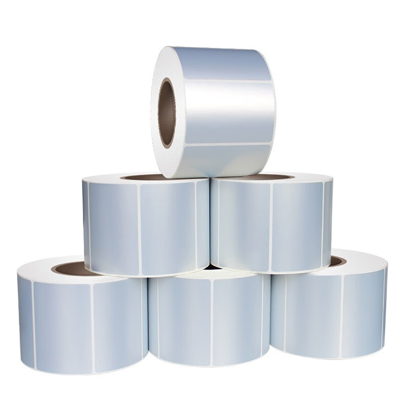 Wholesale Customizable Size Special Stacked Label Barcode Thermal Sticker Self-Adhesive Label