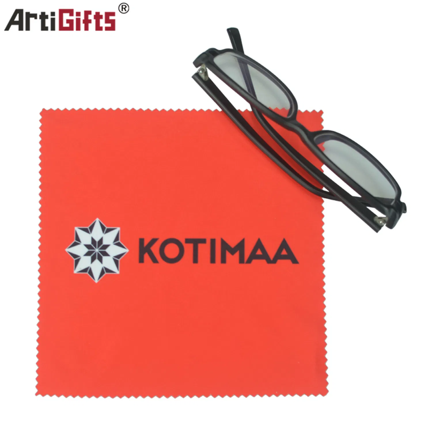 Custom Shapes and Logo Microfiber Glasses Lens Cleaning Cloth