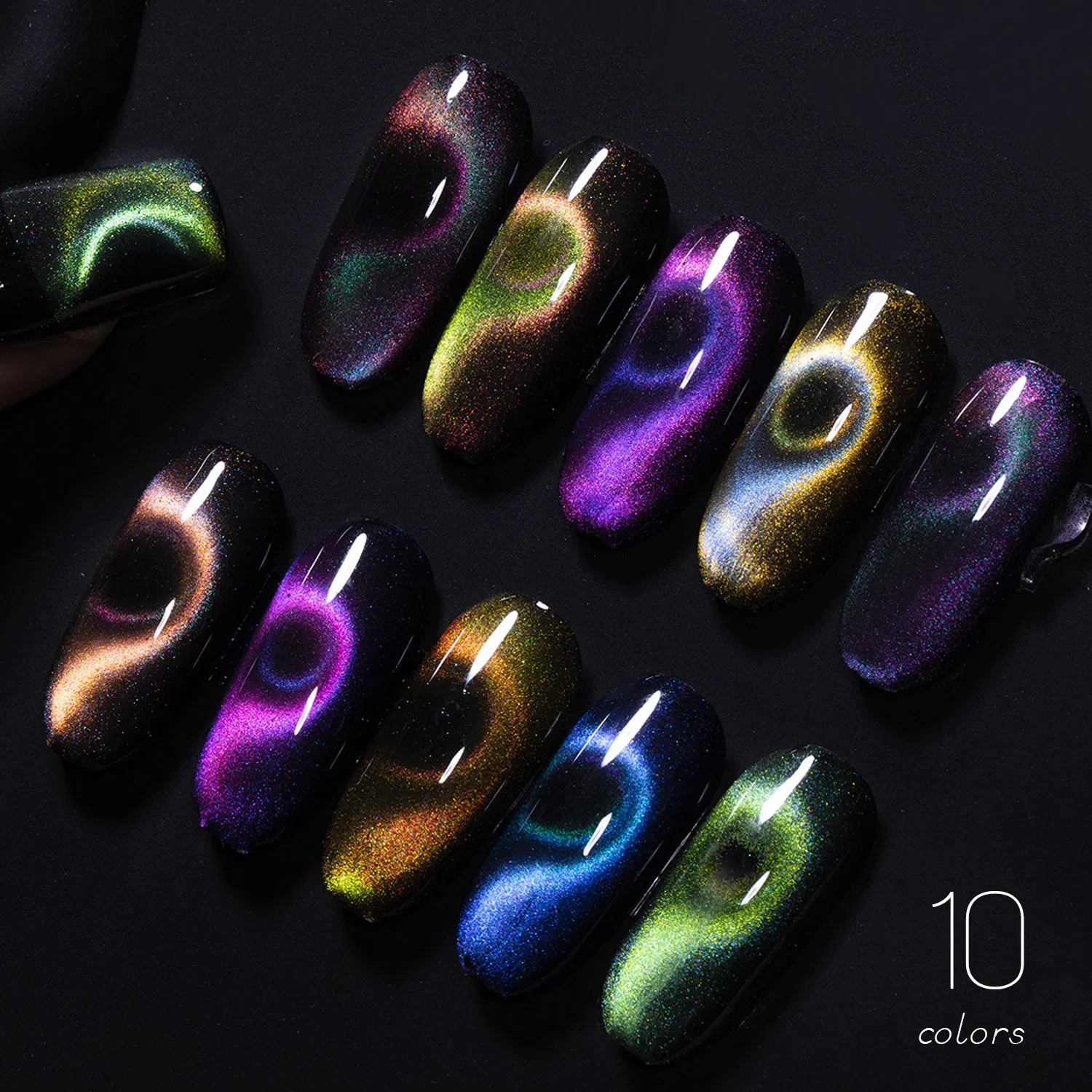 High Shine Bulk Cat Eye UV Gel Polish Long Lasting Non Toxic