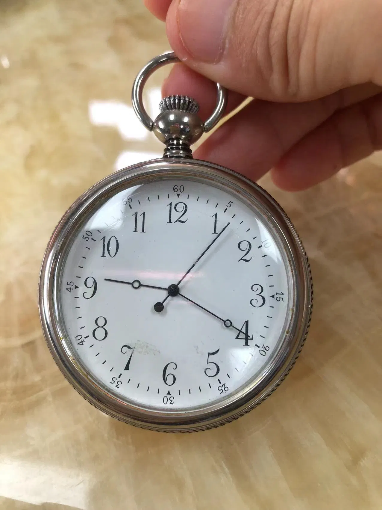 Custom Logo One Piece Pocket Watch with Quarz Movement