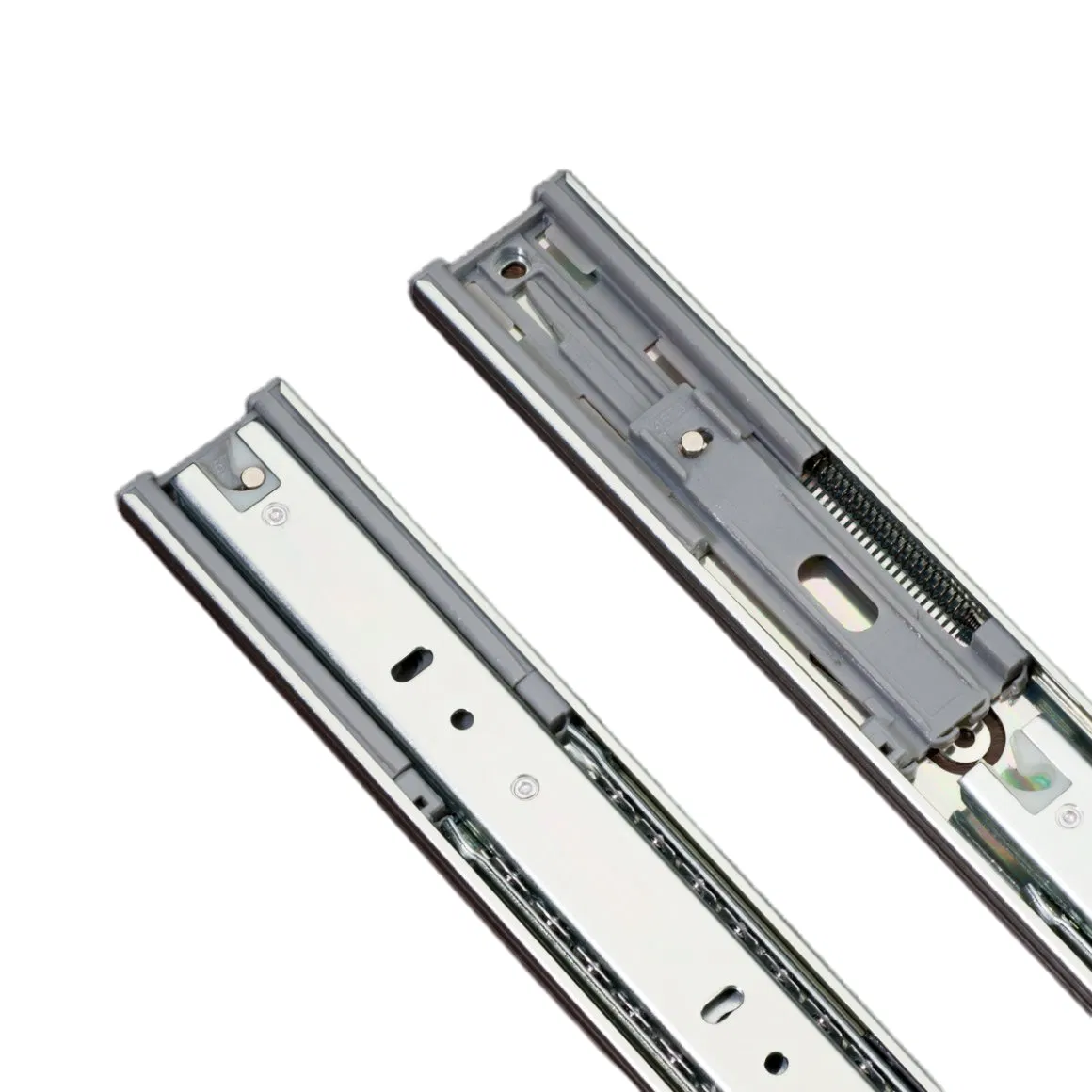 Cabinet Hardware 45mm Telescopic Channel Soft Close Ball Bearing Drawer Slides