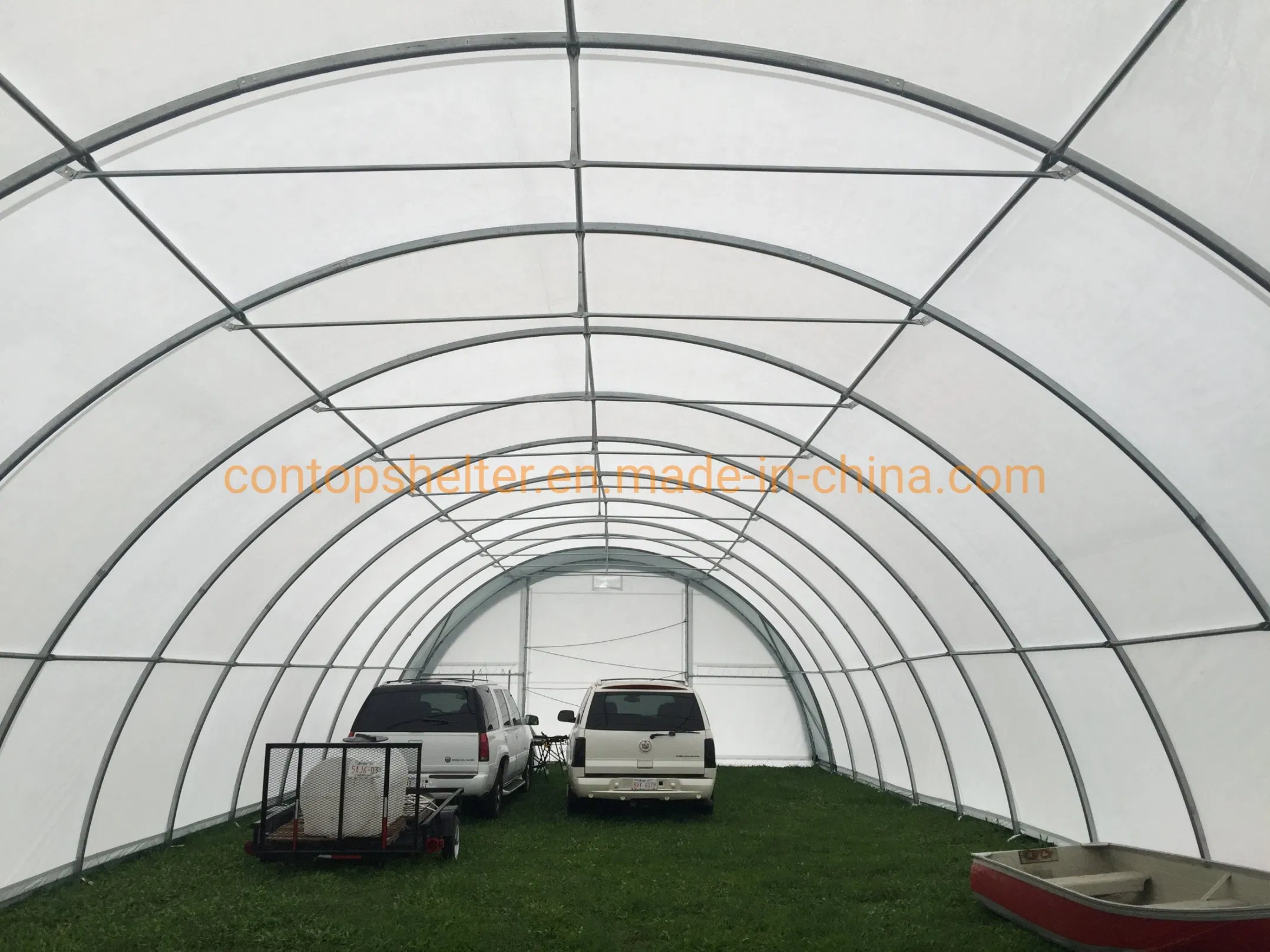 Steel Warehouse Prefab House Garage Storage Shelter Dome Tent