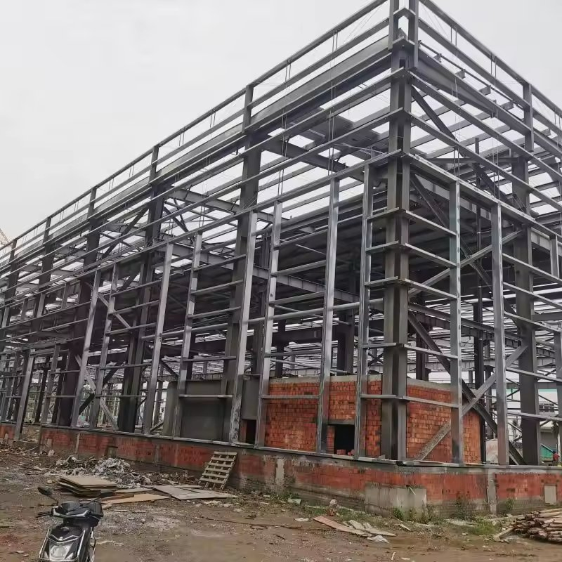 Large-Span Steel Structural Buildings/Prefab Car Showroom Structure for Warehouse/Workshop