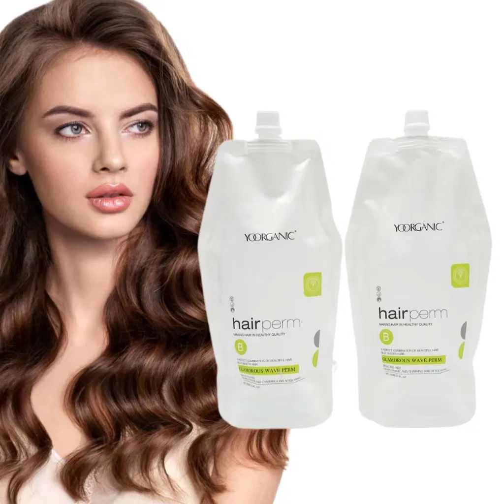 Factory Price Salon Quality Long Lasting Hair Curling Cream Professional No Stimulation Hair Wave Perm Lotion 1000ml*2