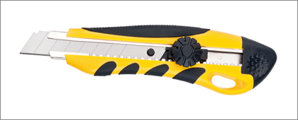 Эргономичный выдвижной нож с удобной рукояткой