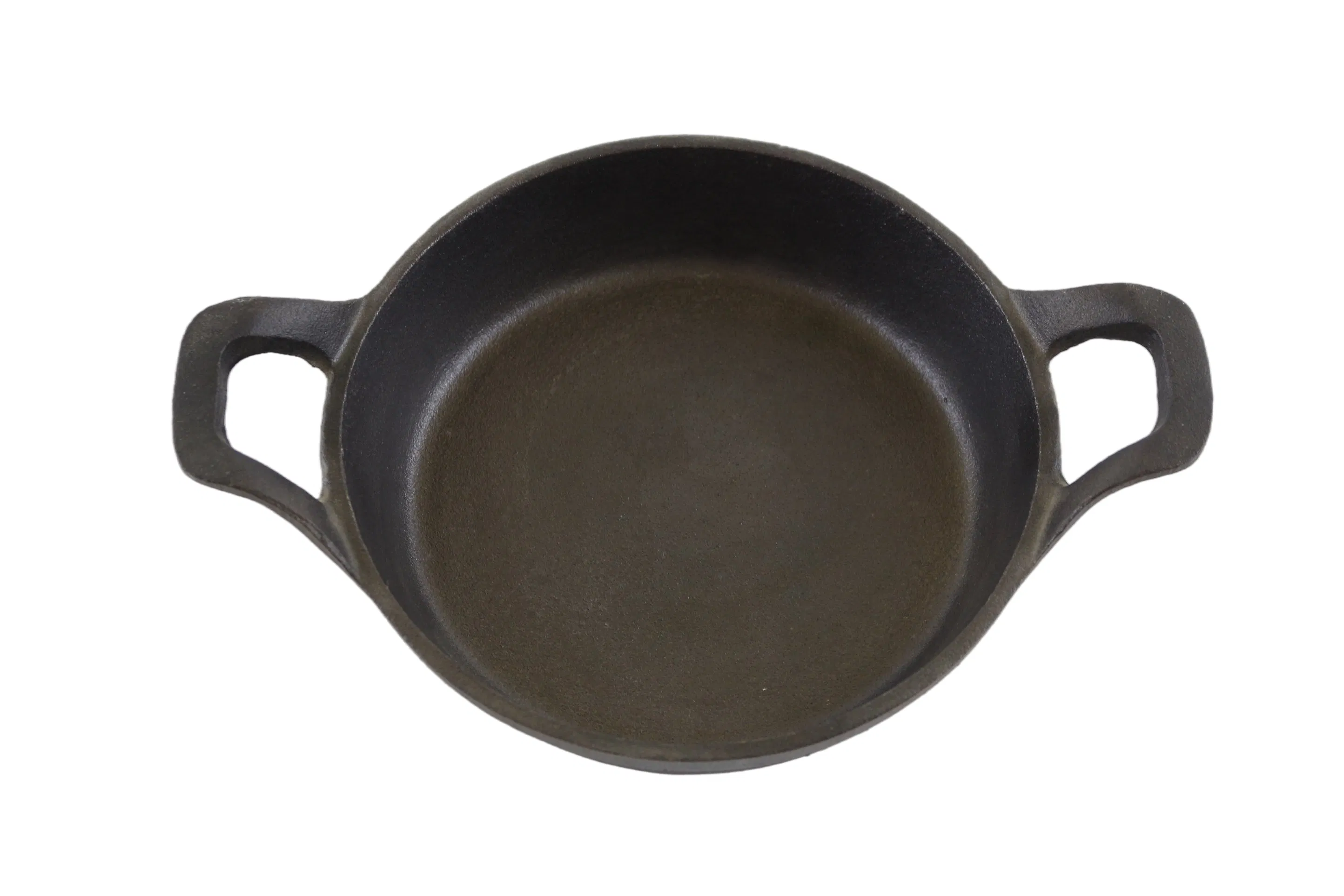 Чугунная сковорода-мини с двумя ручками