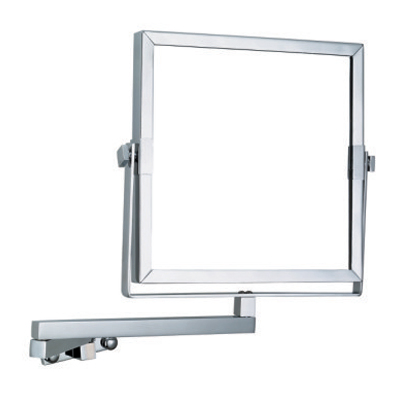 Brass Hotel 8"*8" Square Magnifying Mirror Wall Mounted Mx-Hy1818