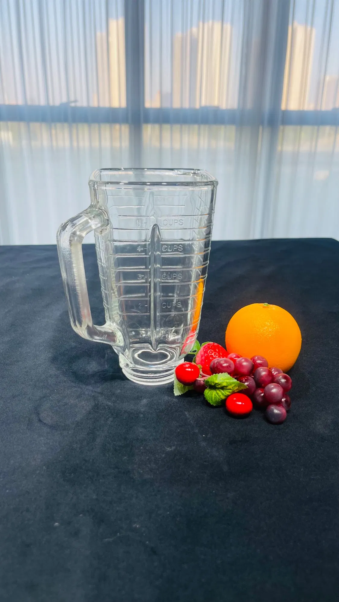 (A06) Household Appliance 1.25L Food Blender Replacement Glass Jar Spare Part