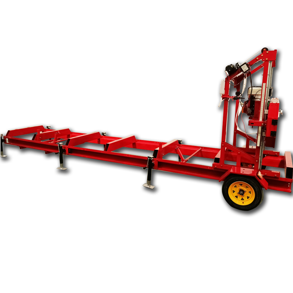 Пилорама ленточная автоматическая портативная