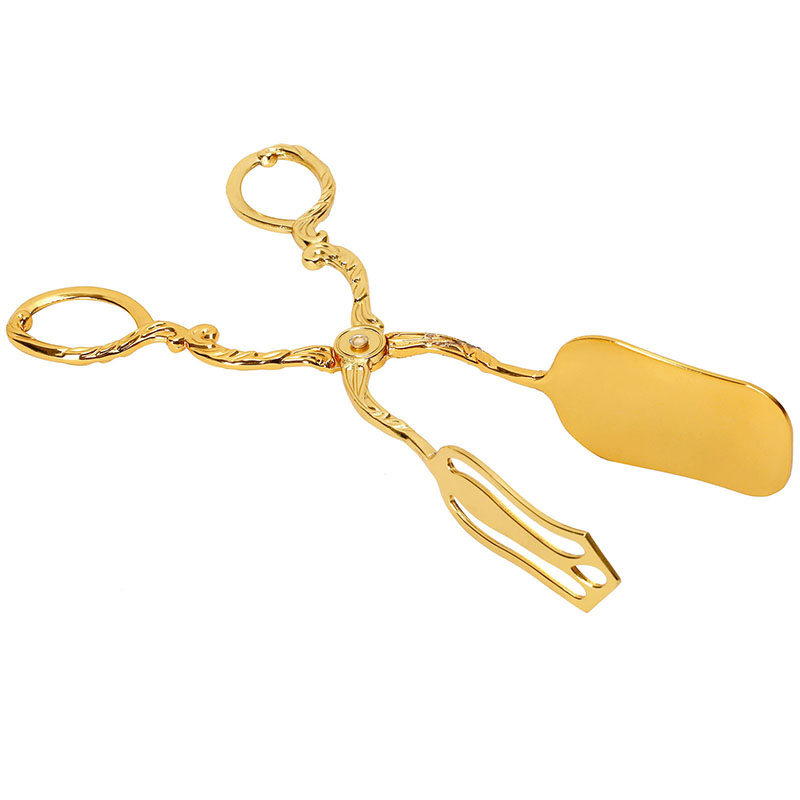 Arab Food Tong Stainless Steel Kitchenware Middle East Dubai Saudi Arabia Candy Food Serving Tongs Barbecue Clip Clamps Gold/Silver/Copper