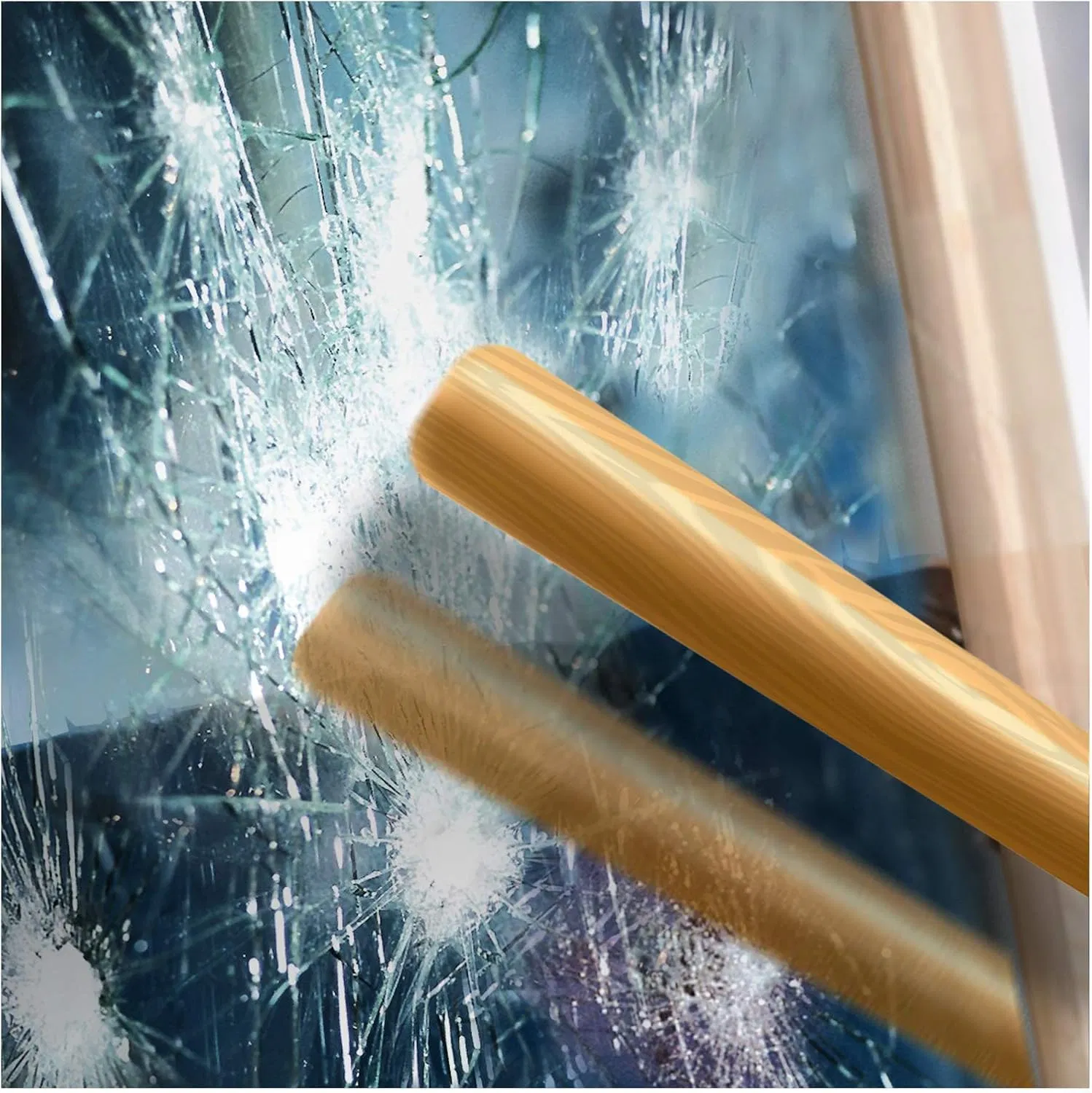 12mil Safety Security Explosion Proof Impact Resistant Decorative Window Building Glass Film