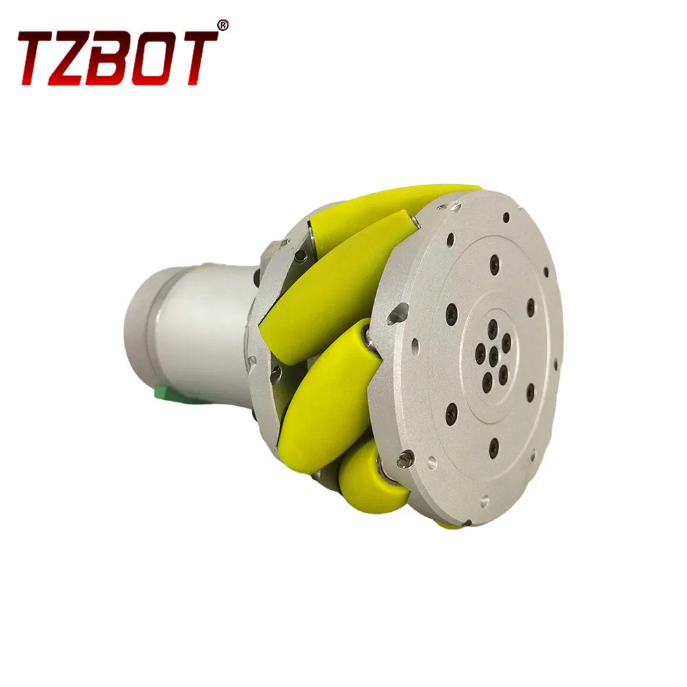 Tzbot New Tech 101 mm 200kg Load Omni Omnidirectional Mecanum Wheel with Encoder Motor