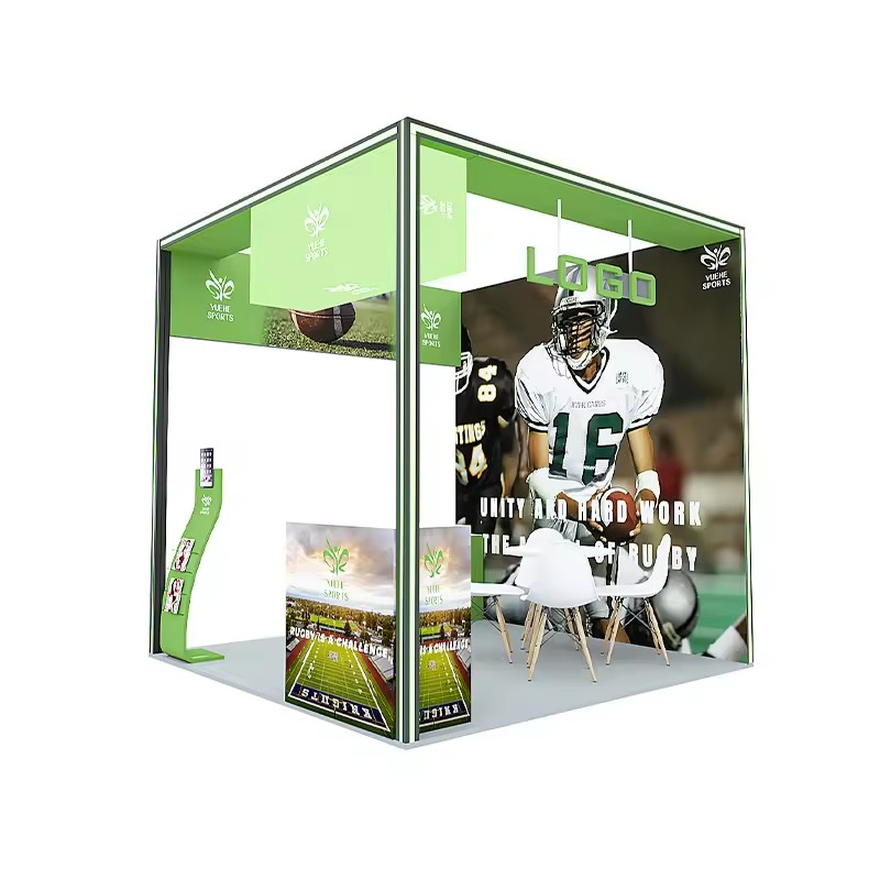 New Style Trade Show Display Standard Custom Made Saloon Booth Standard Exhibition Booth Modular Exhibition Booth Modern Display