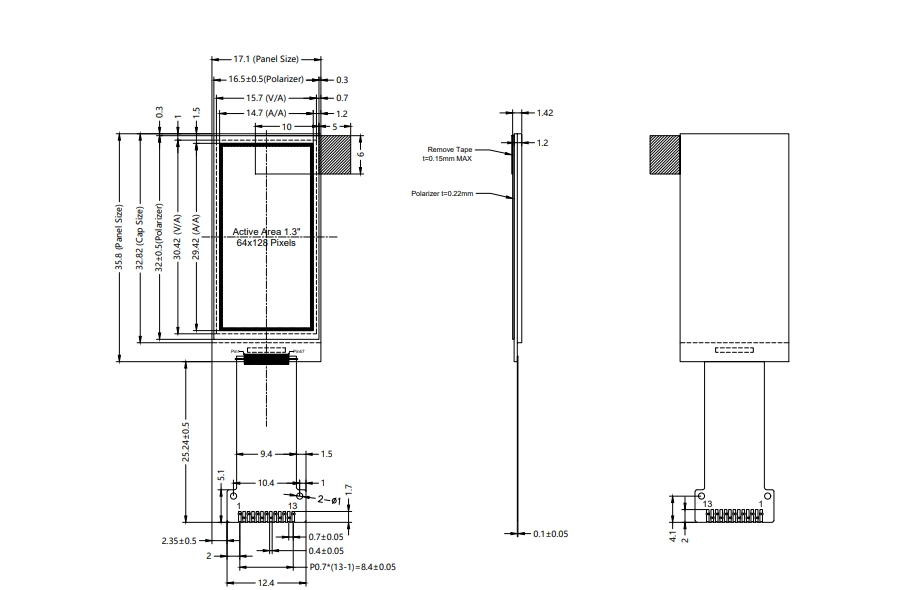 1.3 Inch OLED Display Module
