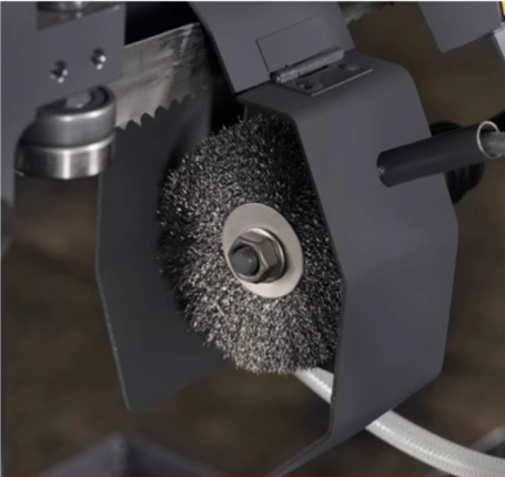 Ленточная пила горизонтальная полуавтоматическая сталь алюминий