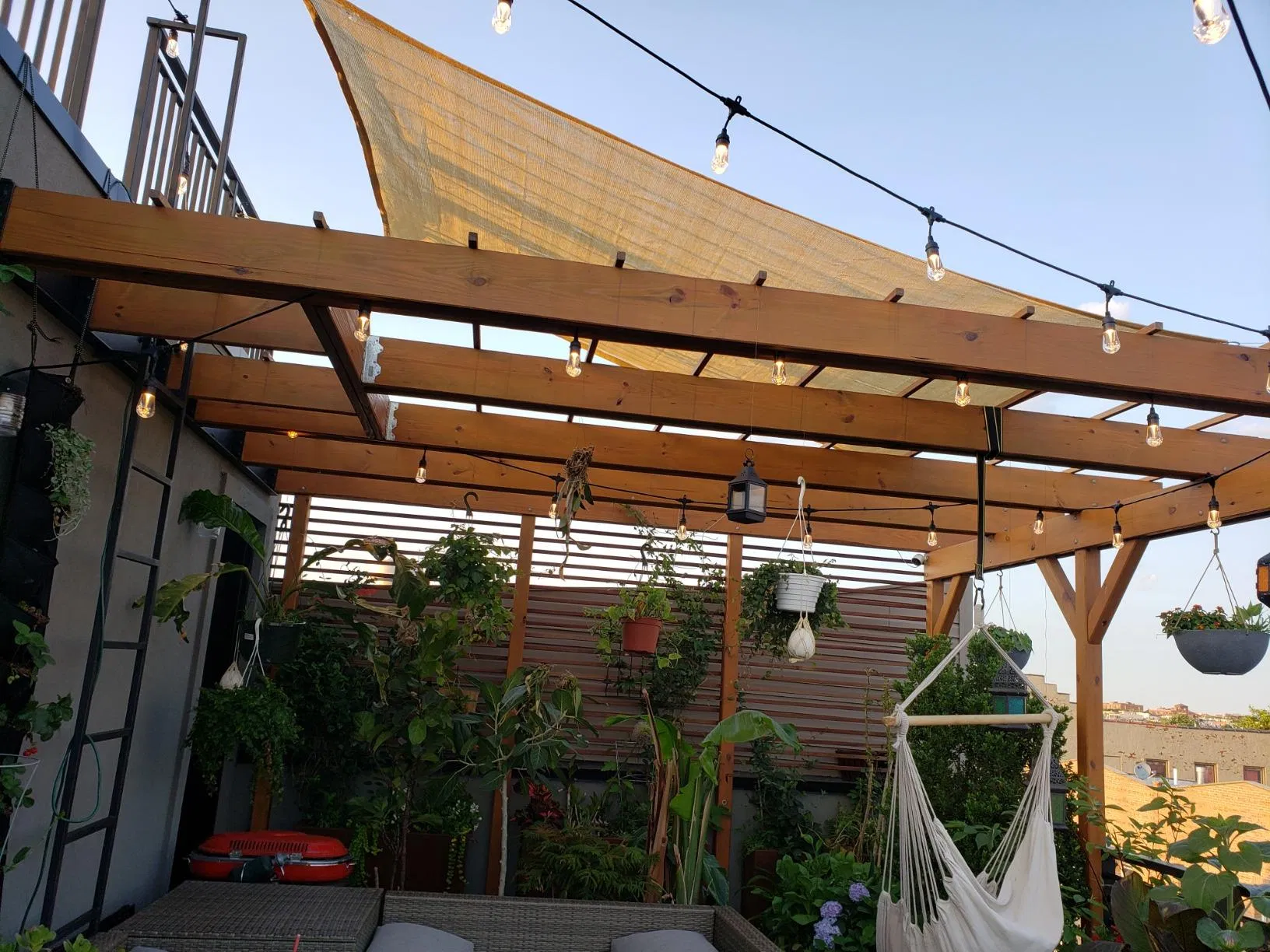 Versatile Outdoor Shade Sail with UV Shield for Gardens
