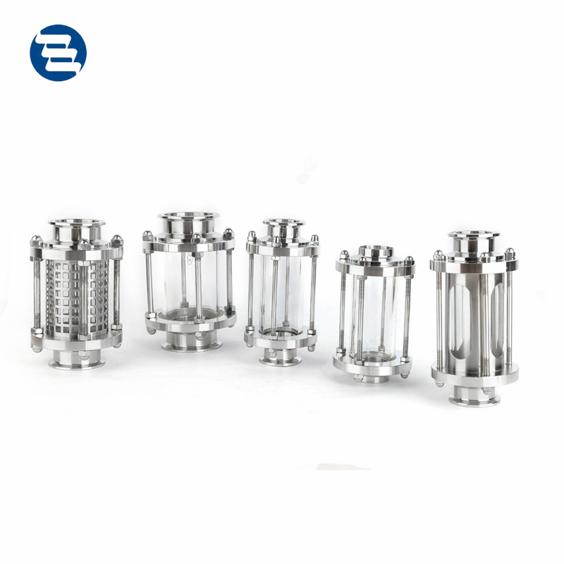 Santahi 304/316L Stainless Steel Sanitary 360 Tube Fitting Tubular Sight Glass