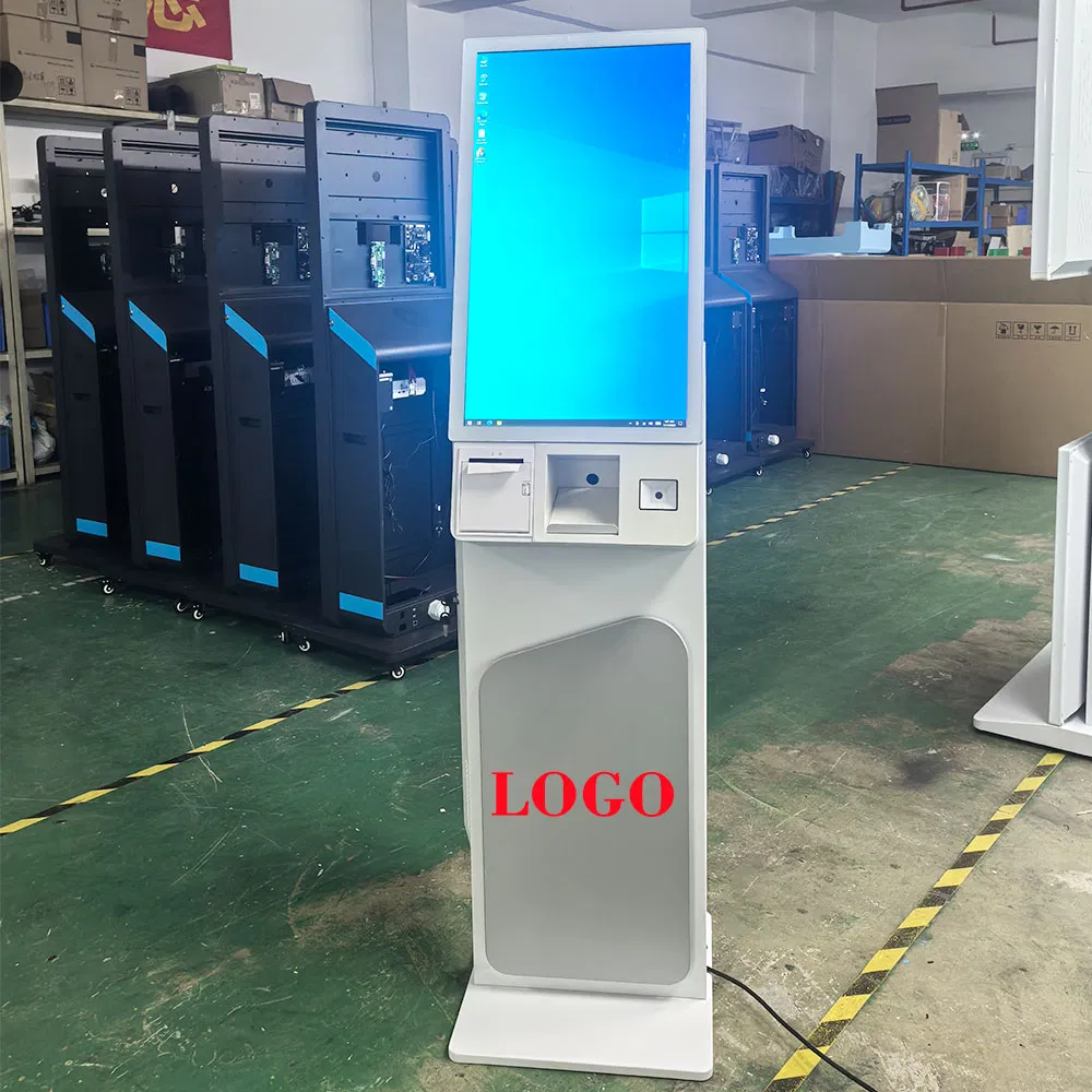 27 Inch Touch Screen Kiosk with Printer and Qr Code