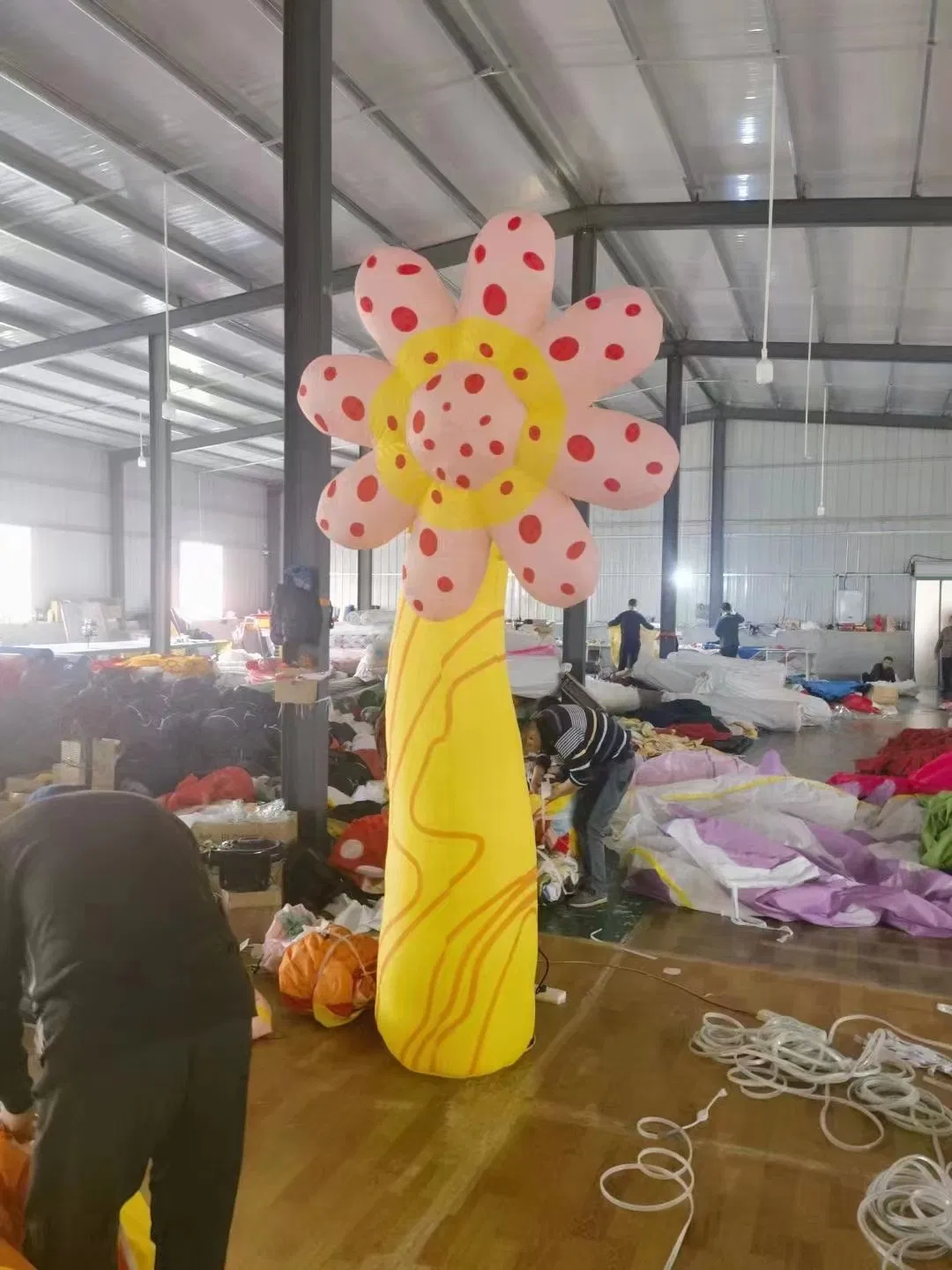 2023 New Party Decoration Giant Wedding Lighting LED Inflatable Flower