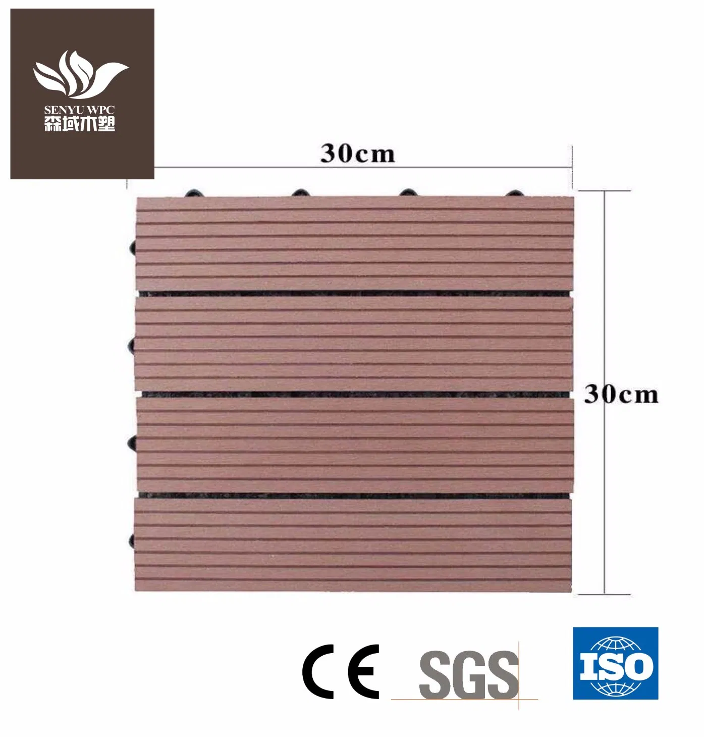 Террасная доска WPC для пола на балконе и улице