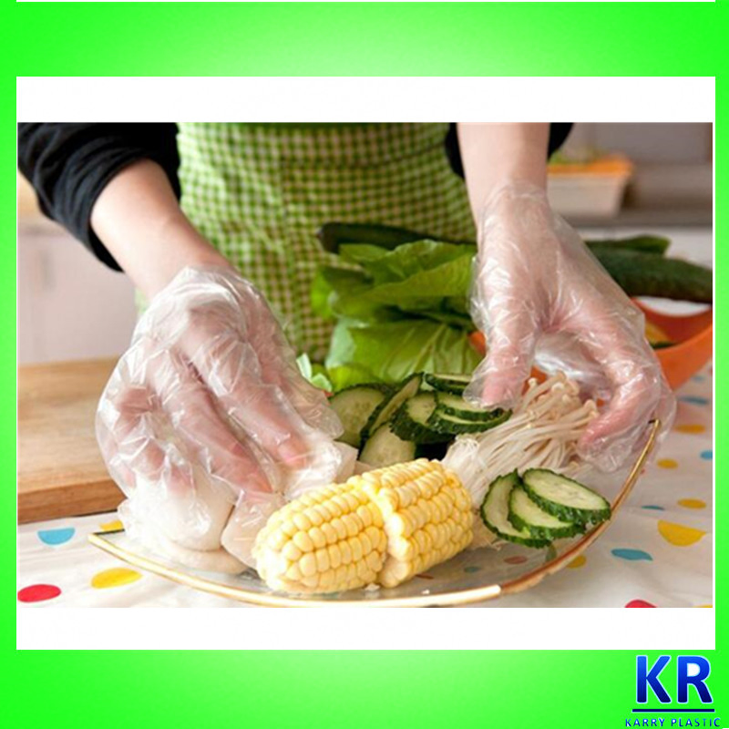 Safety Food Product Disposable Plastic PE Gloves, Household/ PE /Disposable, Factory Price and Wholesales/ Work Gloves